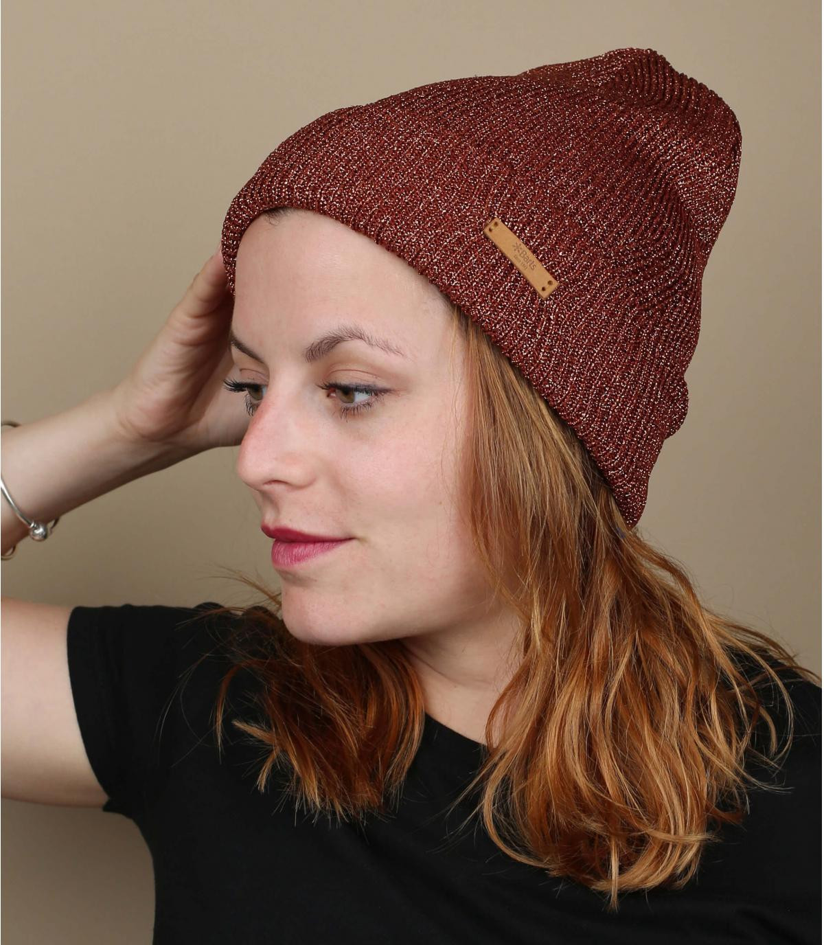 gorro puño marrón Barts Xylo Beanie rust